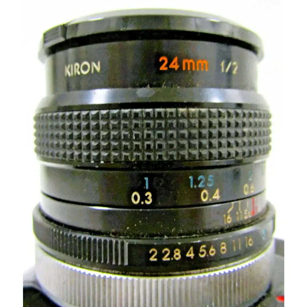Canon EF 35mm Film Single-Lens Reflex SLR Camera with Kiron Precision 24mm Lens